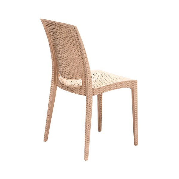 Bež vrtna jedilna garnitura iz umetnega ratana za 4 osebe Rattan – Floriane Garden-image-4