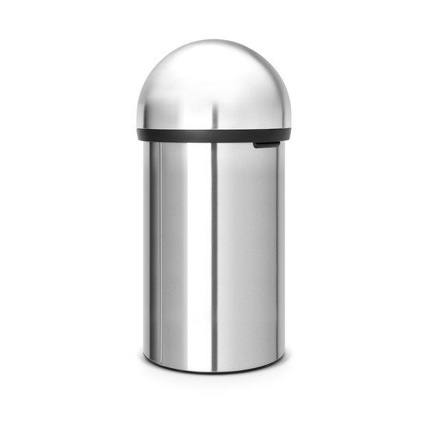 Jeklen koš za smeti v mat srebrni barvi 60 l Push Bin – Brabantia-image-2
