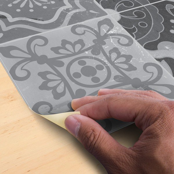 Vodoodporna talna nalepka Ambiance Grey Stones, 90 x 60 cm-image-4