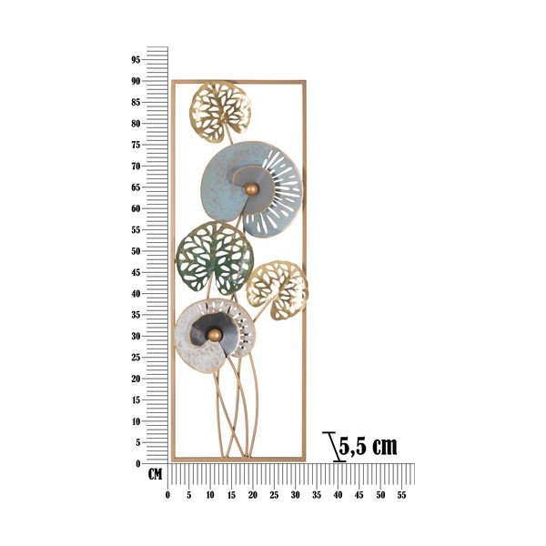 Kovinsko stensko okrasje Mauro Ferretti Gloth, 31,2 x 90 cm-image-2