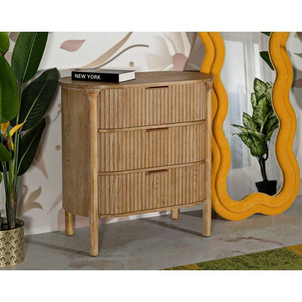 Komoda iz masivne jelke v naravni barvi 80,5x82x47 cm Gothenburg – Mauro Ferretti-image-1