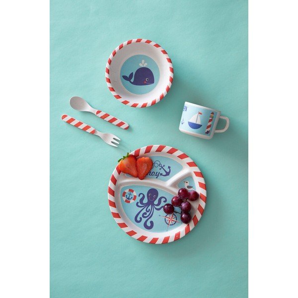 Bambusov otroški set posode 5 ks Eden – Premier Housewares-image-1