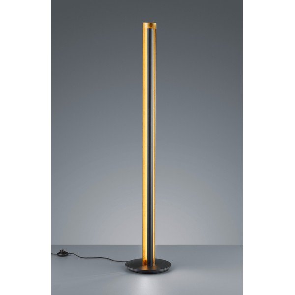 Črna LED zatemnitvena stoječa svetilka (višina 142,5 cm) Texel – Trio-image-4