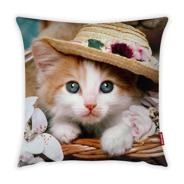 Prevleka za blazino Vitaus Cute Kitten, 43 x 43 cm