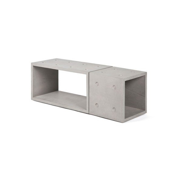 Betonska variabilna 2-delna knjižnica Lyon Béton Dice-image-1