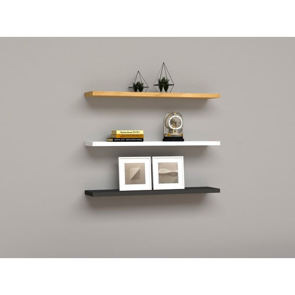 Police iz recikliranega lesa v kompletu 3 ks Boss - Kalune Design-image-1