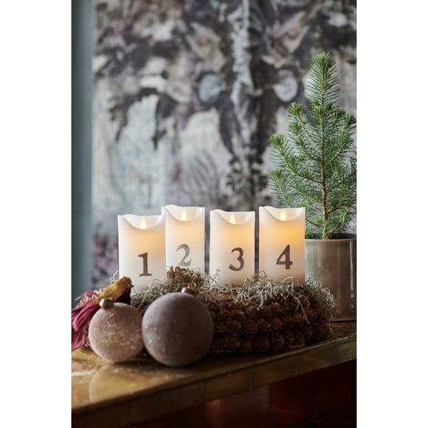 Božična svetlobna dekoracija 4 ks (višina 13 cm) Sara – Sirius-image-1