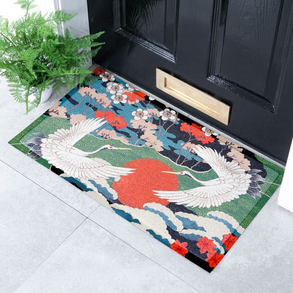 Predpražnik 40x70 cm Japanese Bird – Artsy Doormats-image-1