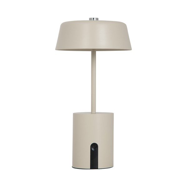 Bež kovinska LED namizna svetilka (višina 22,5 cm) Elemental LED – Leitmotiv