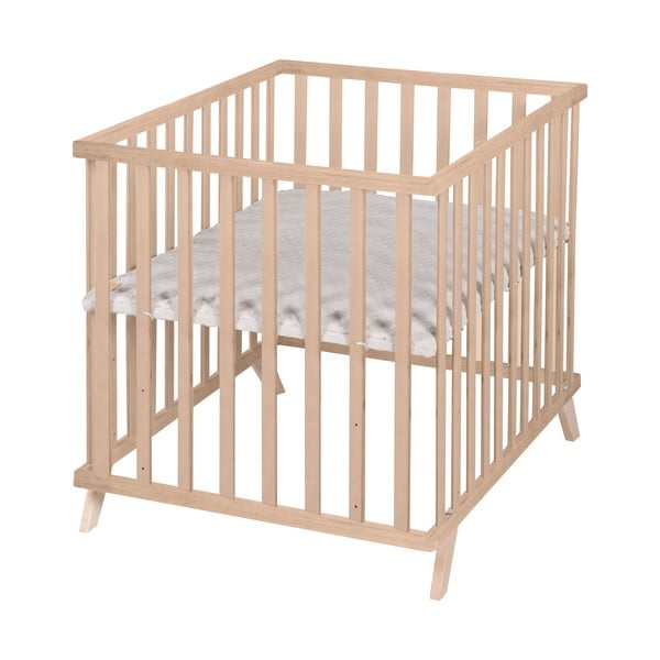 Stajica iz masivne bukve z nastavljivo višino 75x100 cm v naravni barvi Lil Planet – Roba-image-3