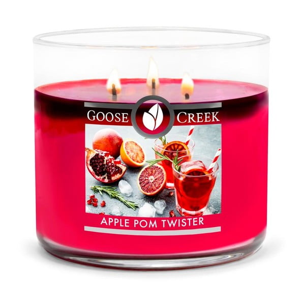 Dišeča sveča Goose Creek Apple Pom Twister, 35 ur gorenja