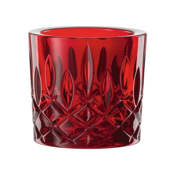 Svečnik iz rdečega kristalnega stekla Nachtmann Noblesse