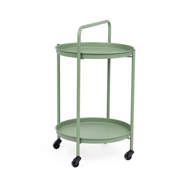 Jeklen servirni voziček na kolesih ø 44,5 cm Austin – Yes Everyday