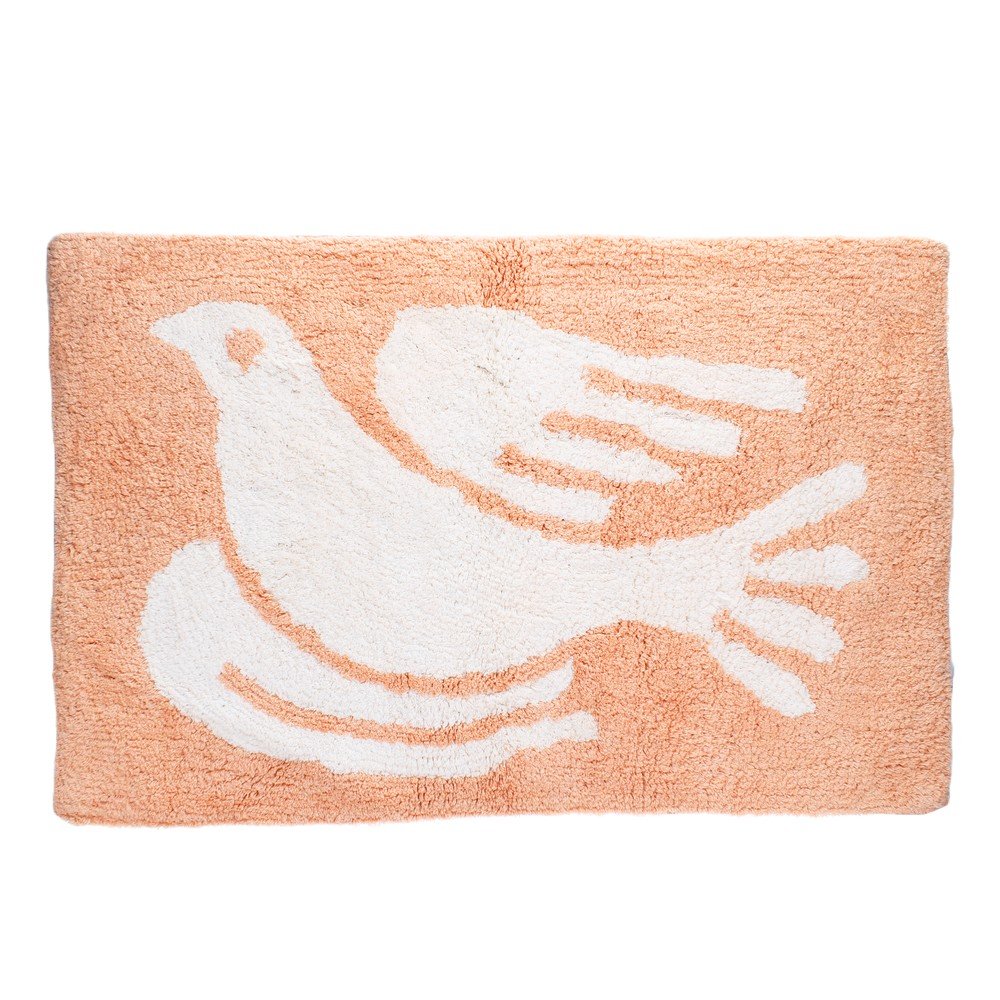 Breskova kopalniška preproga 50x80 cm White Dove