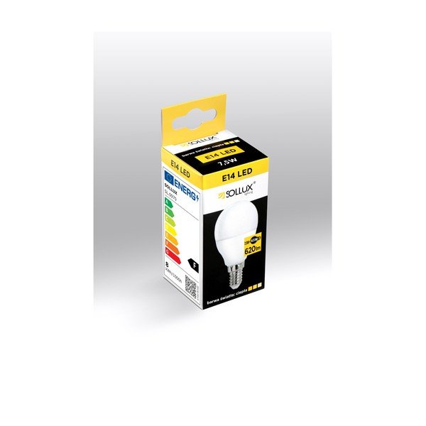 Žarnica LED s toplo svetlobo z žarnico E14, 7,5 W – Sollux-image-1