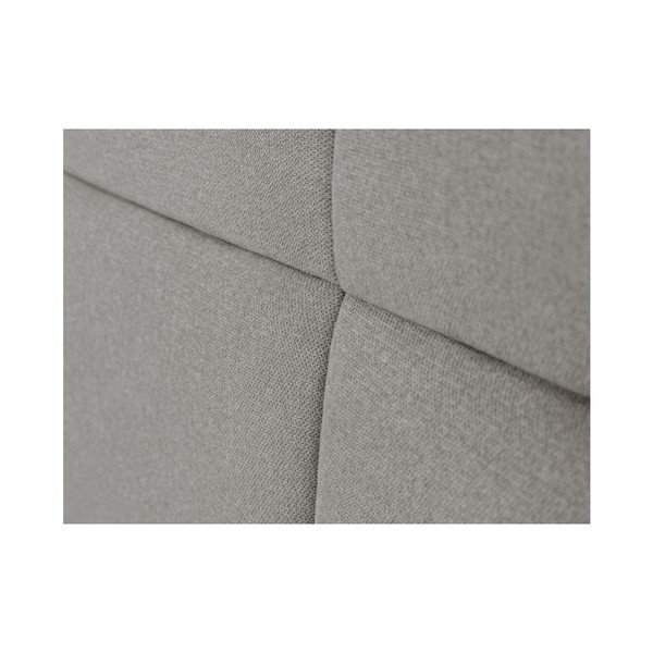 Svetlo sivo vzglavje Mazzini Sofas Barletta, 180 x 120 cm-image-3