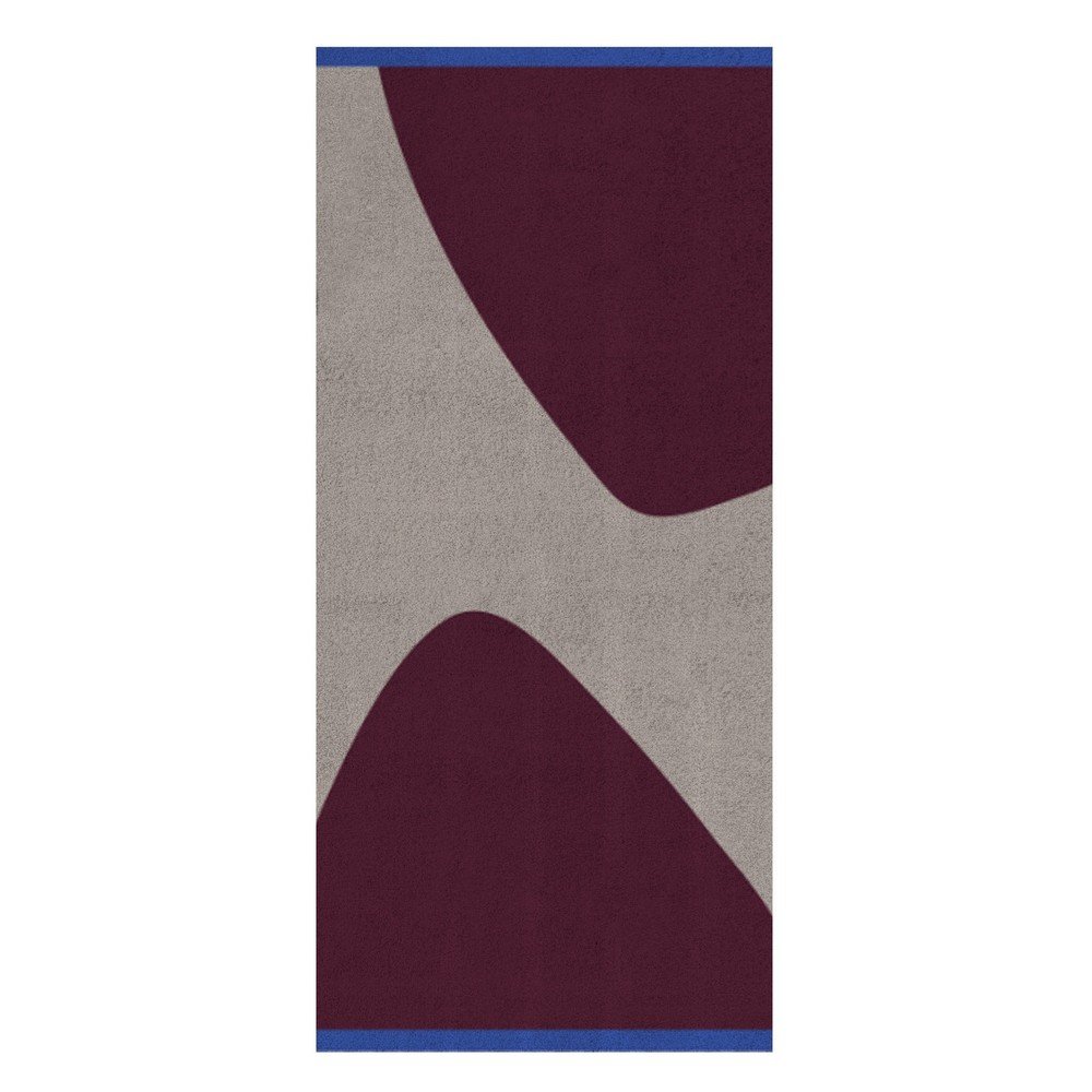 Bordo rdeča/siva preproga 70x150 cm Rocks