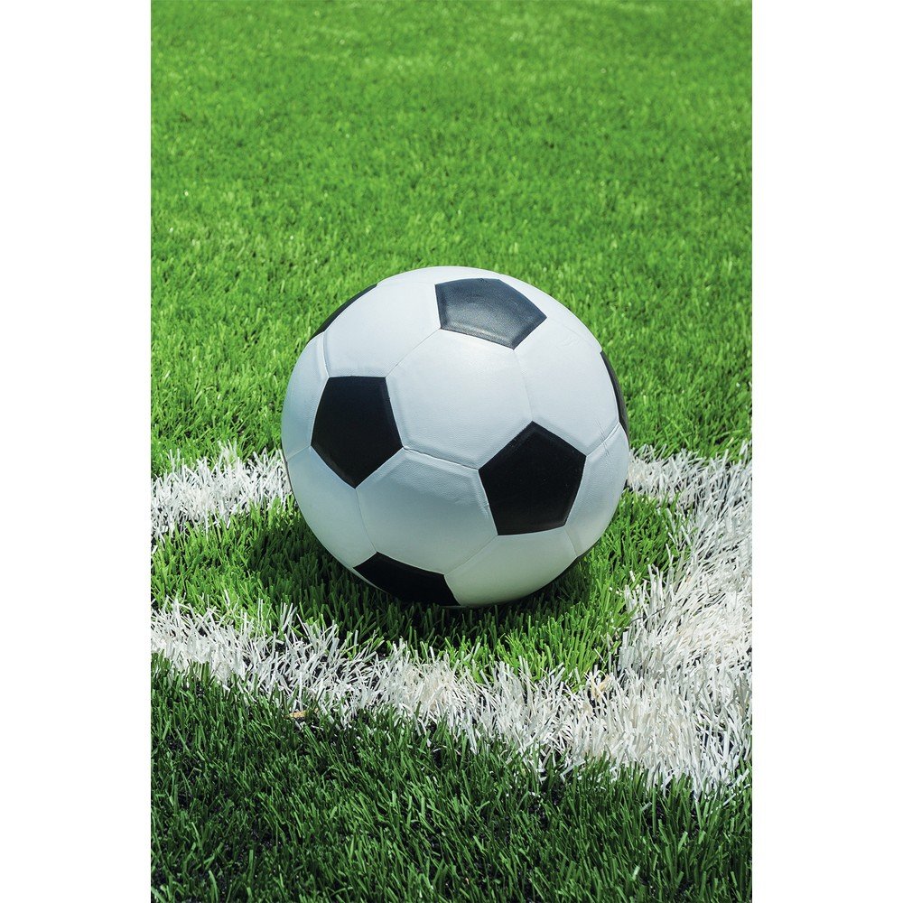 Zelena otroška odeja iz flisa 100x150 cm Football