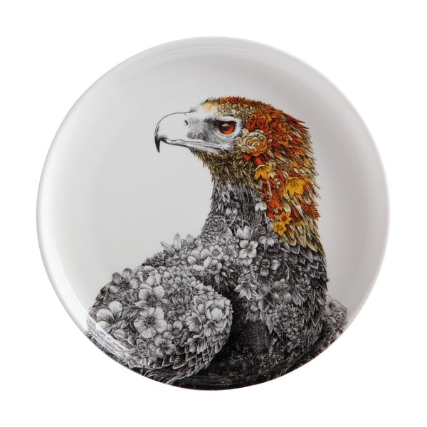 Bel porcelanast krožnik Maxwell & Williams Marini Ferlazzo Eagle, ø 20 cm