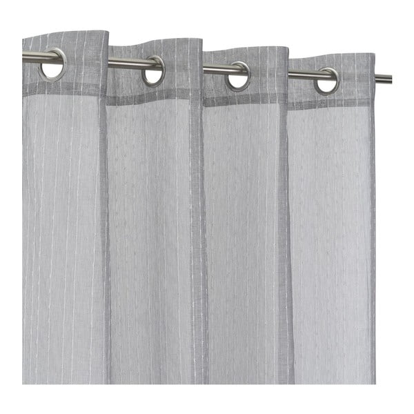 Siva prosojna zavesa 140x260 cm Vertical Thread – Casa Selección-image-2