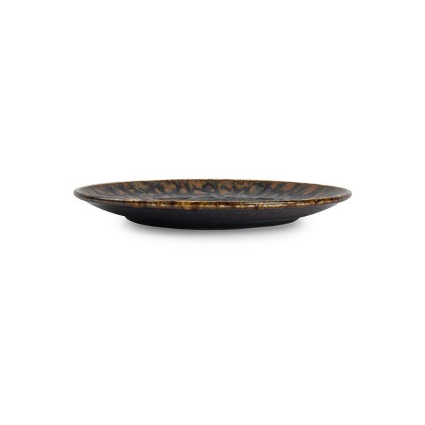Rjav desertni porcelanast krožnik ø 20,5 cm Resto – BonBistro-image-3