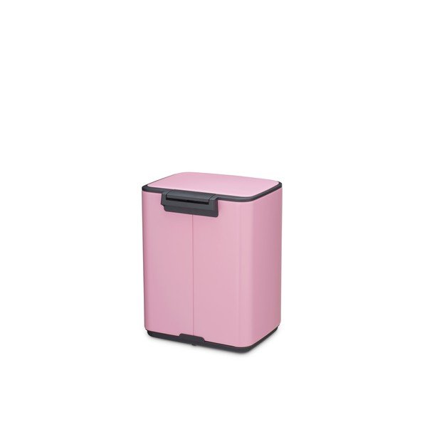 Rožnat jeklen koš za smeti s pedalom 7 l Bo – Brabantia-image-4