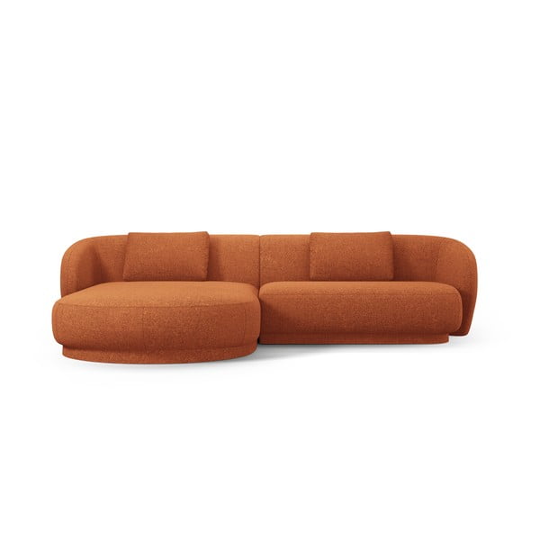 Oranžna kotna sedežna garnitura Camden – Cosmopolitan Design