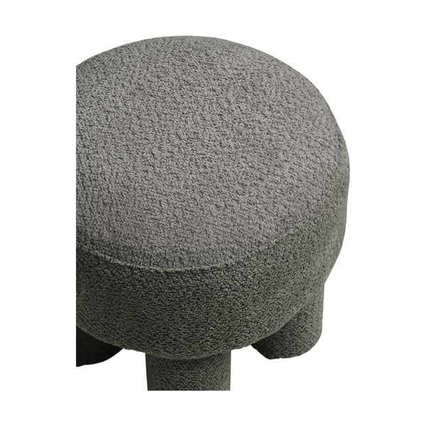 Temno siv tabure iz šenilje Canberra – House Nordic-image-3