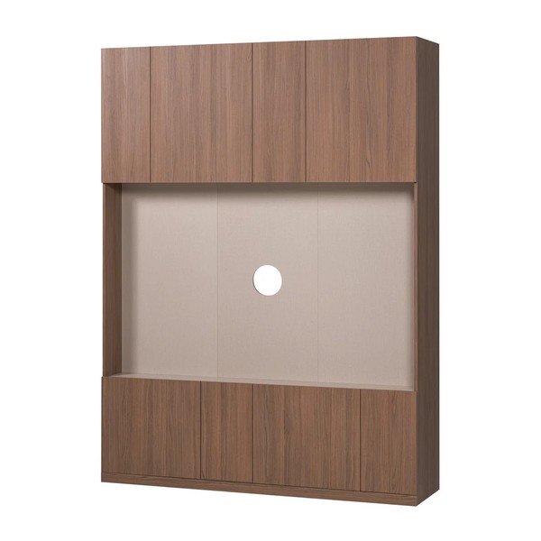 Modularni TV komplet v temni naravni barvi 160x215 cm Build – WOOOD