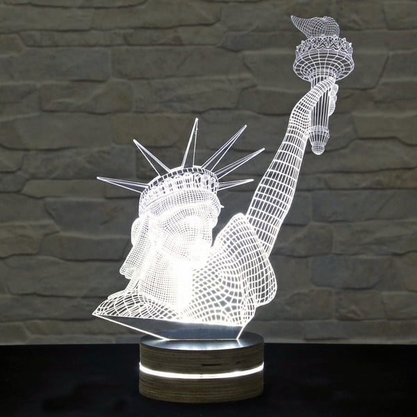 3D namizna svetilka Kip svobode