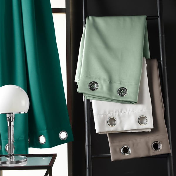 Temno zelena zatemnitvena zavesa 135x180 cm Occult – douceur d'intérieur-image-3