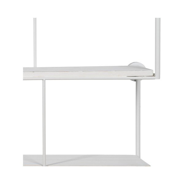 Bela večnivojska kovinska polica 51 cm – Ixia-image-3
