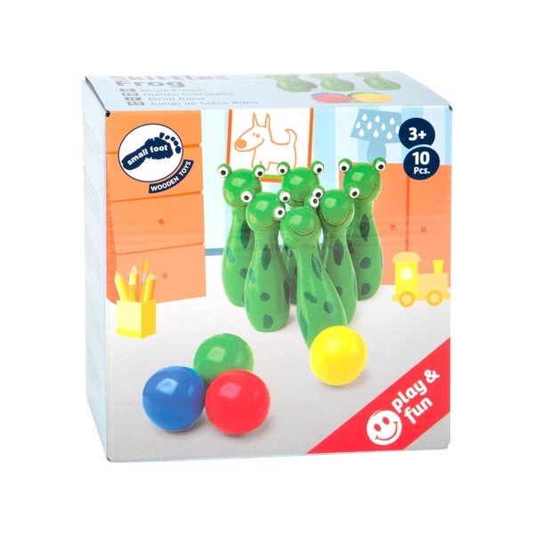 Leseni keglji za otroke Legler Frog-image-1