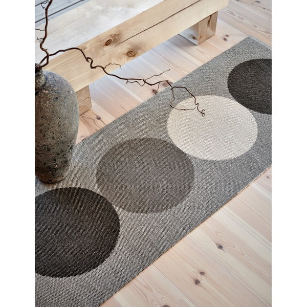 Siv/kremno bel zunanji in notranji tekač 70x280 cm Otto Clay – Pappelina-image-4