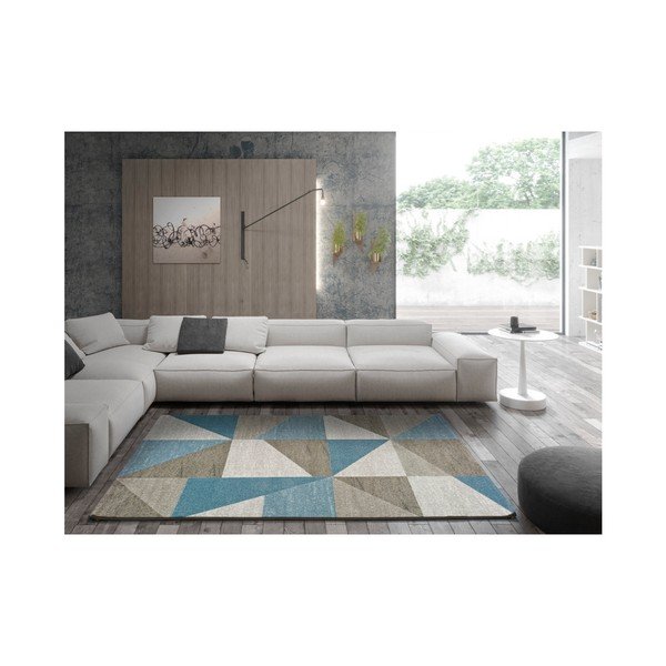 Preproga, primerna za uporabo na prostem Universal Fusion Grisso Azul, 160 x 230 cm-image-1
