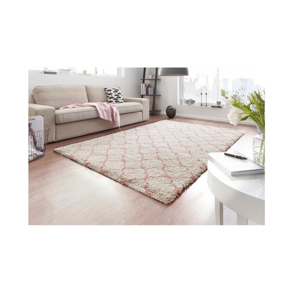 Krem in roza preproga Mint Rugs Grace Creme Rose, 200 x 290 cm-image-2