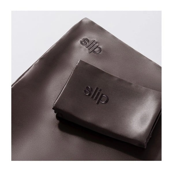 Svilena prevleka za vzglavnik 51x76 cm Charcoal – slip-image-3