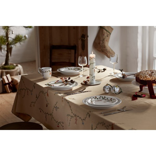 Porcelanast božični okrasek ø 6 cm Hammershøi Christmas Bauble 2025 – Kähler Design-image-2