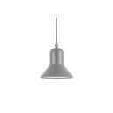 Siva viseča svetilka Leitmotiv Slender, višina 14,5 cm