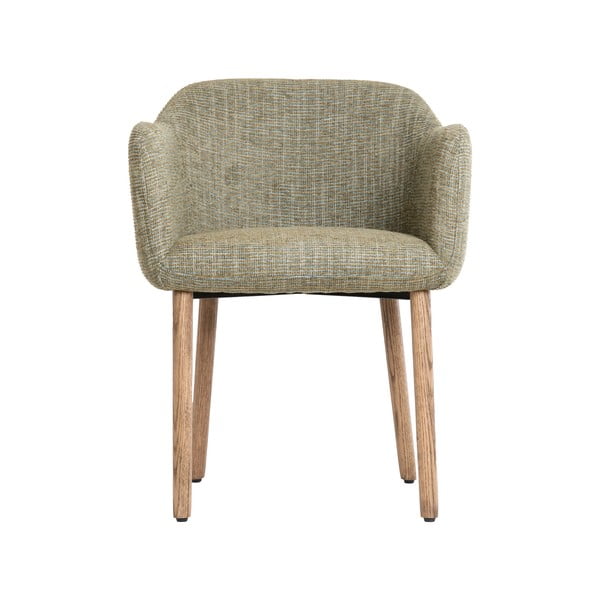 Svetlo zeleni oblazinjeni jedilni stoli v kompletu z nasloni za roke 2 ks Blaine – Light & Living-image-2