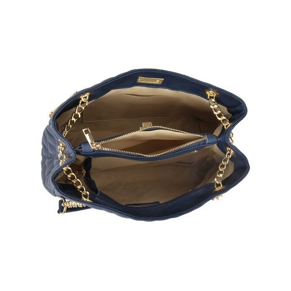 Modra usnjena torbica Isabella Rhea Magnum Blue Jeans-image-3