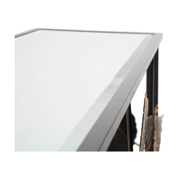 Črna stranska mizica 42x112 cm Glam Dark – Mauro Ferretti-image-4