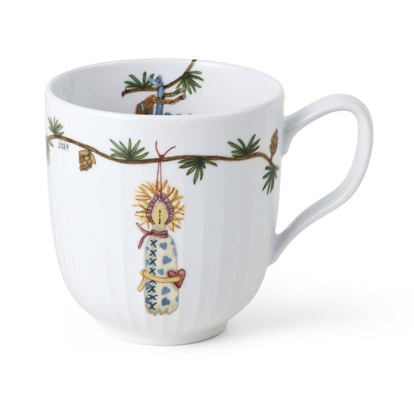 Bela porcelanasta skodelica z božičnim motivom 330 ml Hammershøi Christmas – Kähler Design
