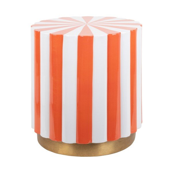 Kovinska okrogla stranska mizica ø 40 cm Candy Swirl – Leitmotiv