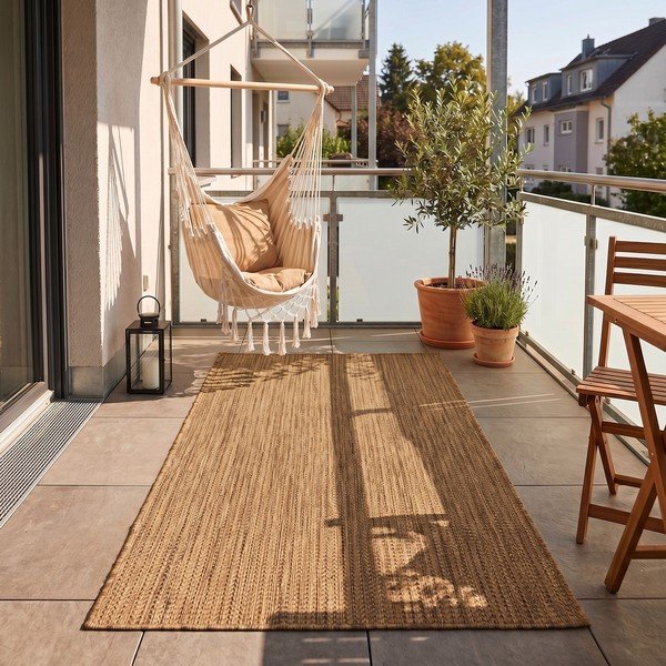 Rjava notranja in zunanja preproga 60x100 cm Mira 1450 – Ayyildiz Carpets-image-1