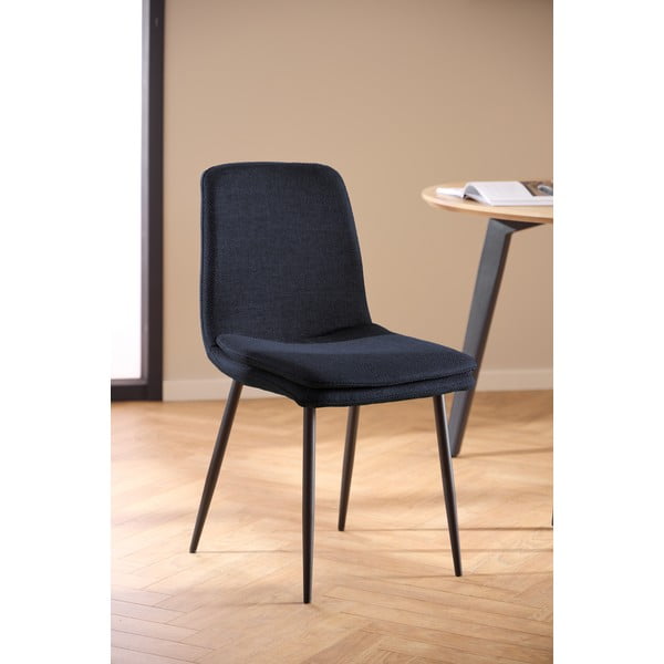 Temno moder jedilni stol Becca – Actona-image-2