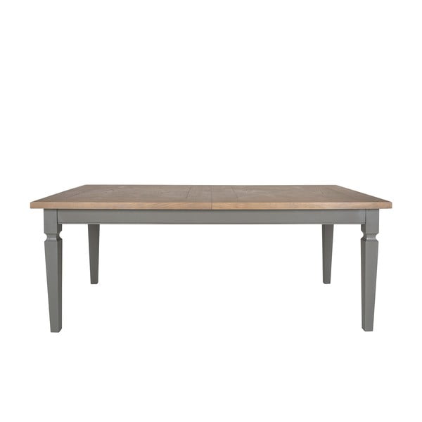 Siva zložljiva jedilna miza Canett Royal, 200 cm
