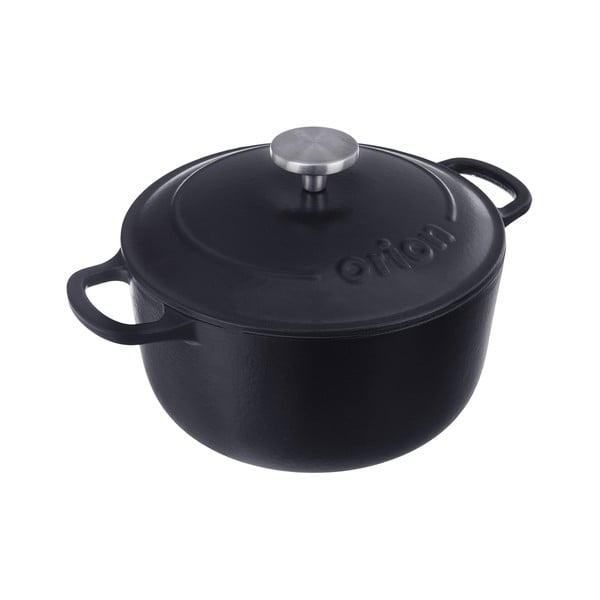 Litoželezen lonec s pokrovko za indukcijsko ploščo 3,3 l LITINA SMALT – Orion-image-2