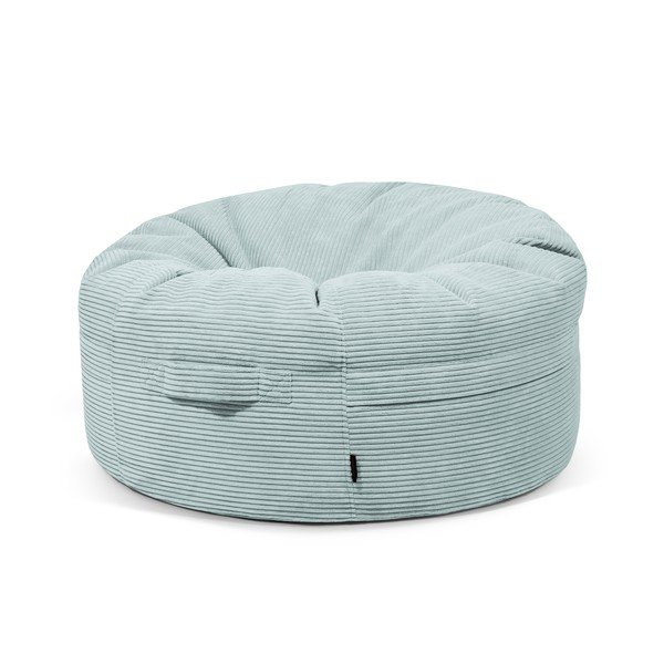 Mentolno zelena vreča za sedenje iz rebrastega žameta Roll 105 – SLOWDOWN