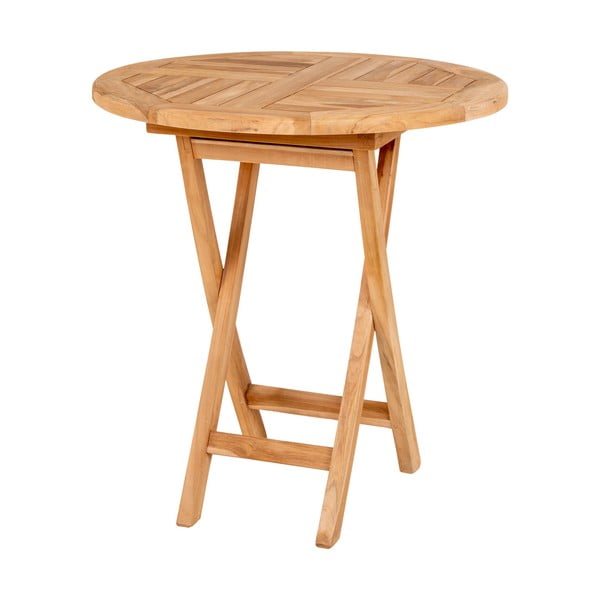 Vrtna jedilna miza iz tikovine Bonami Essentials Oviedo, ø 70 cm-image-2